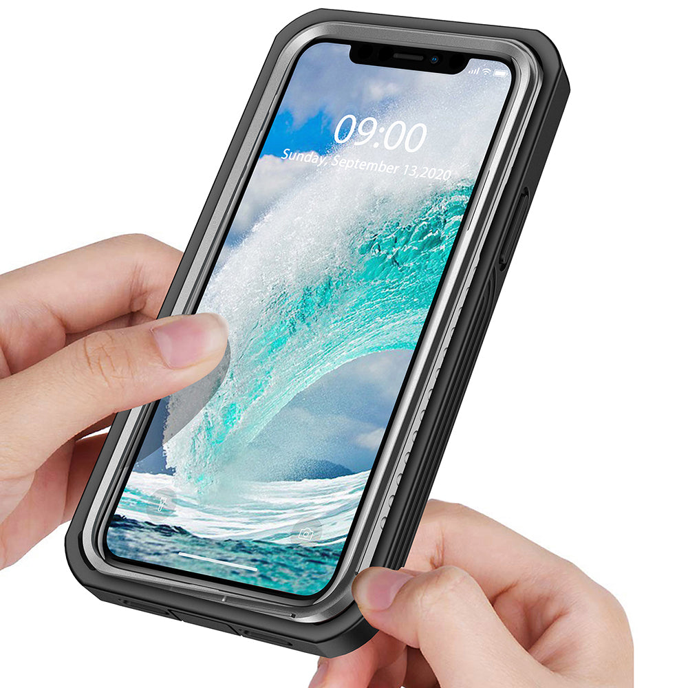 Til iPhone 12 Pro Max 6,7 tommer fuld kropsbeskyttelse Hard PC-telefoncover med PET-skærmbeskytter Til iPhone 12 Pro Max 6,7 tommer fuld kropsbeskyttelse Hard PC-telefoncover med PET-skærmbeskytter